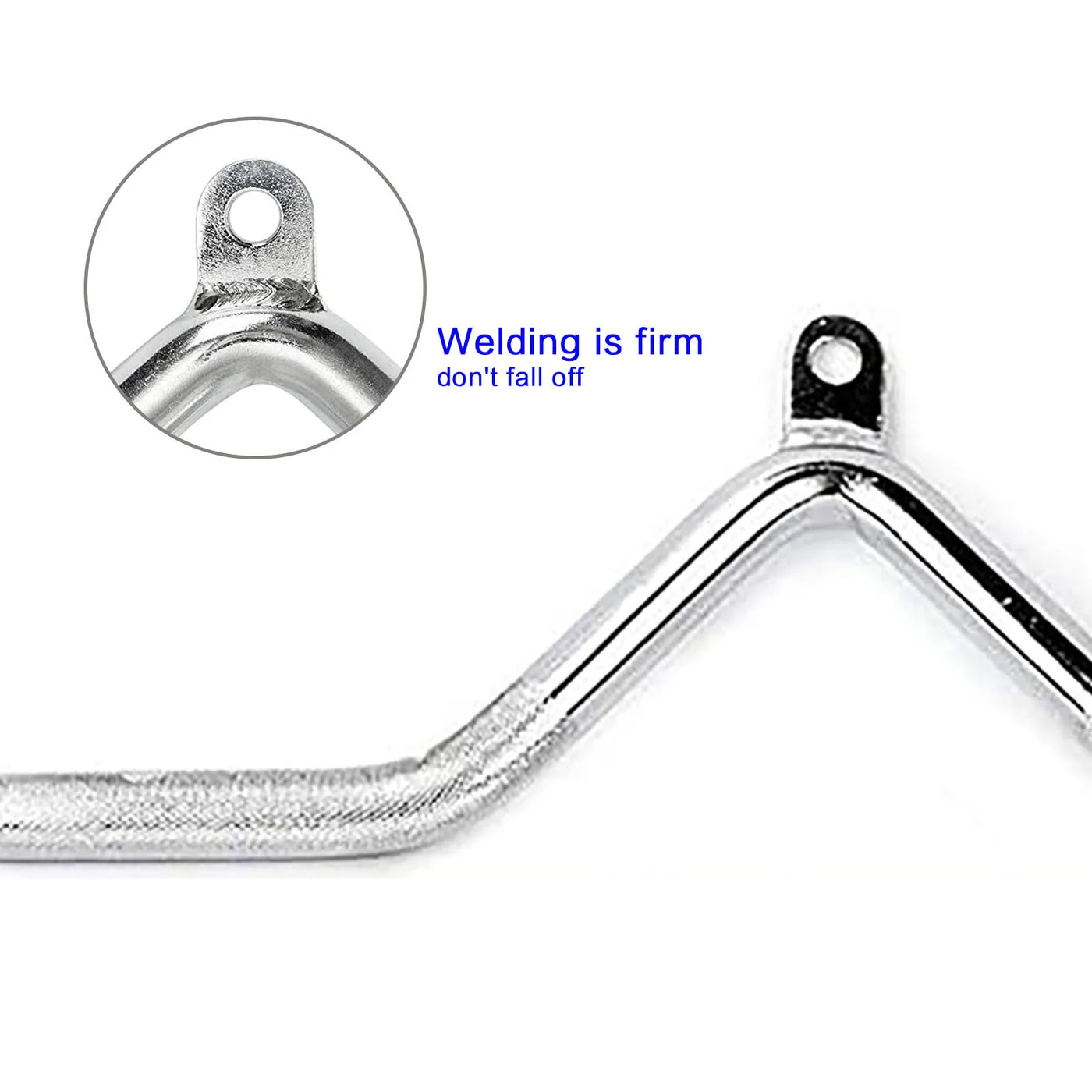 Gym Home Equipment Accessories Lat Pull Down Bar，Chrome-plated Surface Anti-rust High Load-bearing Fitness Tricep Rope Training