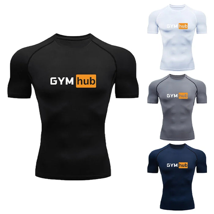 Men's Printed Compression Shirt