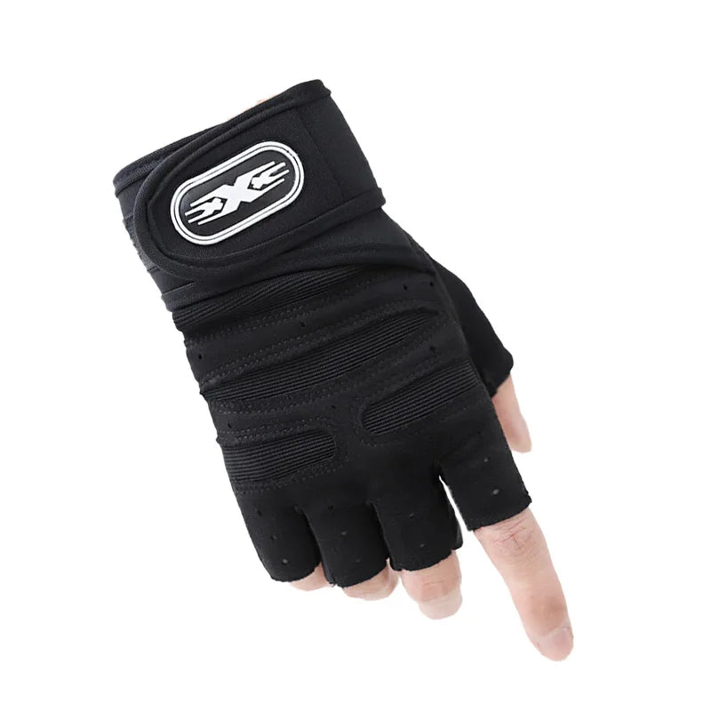 Gym Gloves, Gym Sports Gloves, Anti-slip and Breathable Gloves, Design Wrist Protective Gloves for Men and Women for Running
